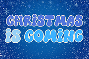 Hello Winter is a retro groovy font, a Handwritten Font by Brown Cupple (Thumbnail 3 of 7)