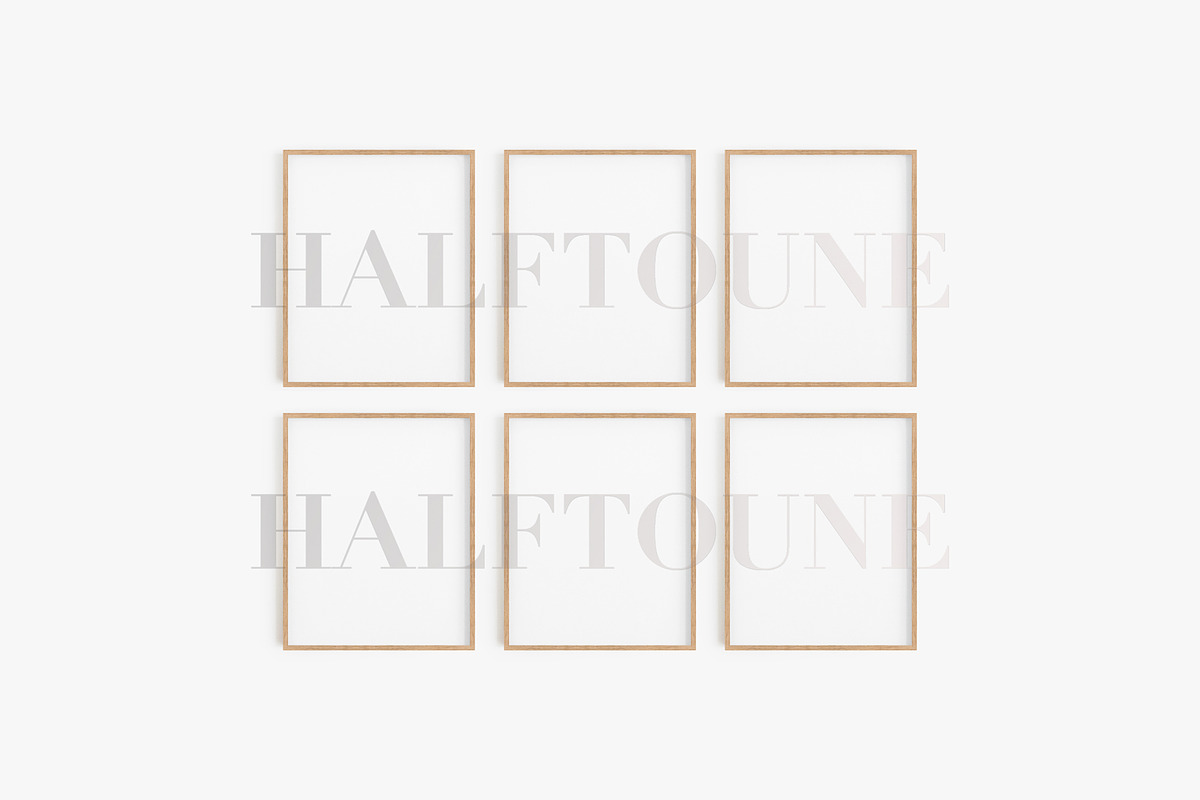 4x5 Ratio Gallery Wall Frames Bundle, a Cups & Container Mockup by HALFTOUNE (Photo 6 of 6)