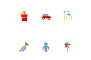 Babies Toys Illustration Design Set, a Templates & Theme by studiogstock (Thumbnail 4 of 4)