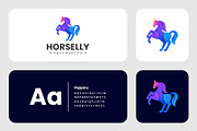 Gradient Modern Horse Logo Design, a Branding & Logo Template by Artnivora.Std (Thumbnail 2 of 2)
