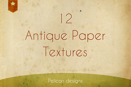 Antique paper texture pack