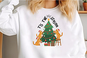 Retro Christmas Kids PNG, an Illustration by Craft Nest (Thumbnail 4 of 6)