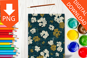 53 Ephemera Collage Blank Book Cover, a Brochure Template by LA Design (Thumbnail 6 of 10)
