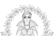10 witches Halloween theme, an Illustration by Somjai King (Thumbnail 11 of 11)