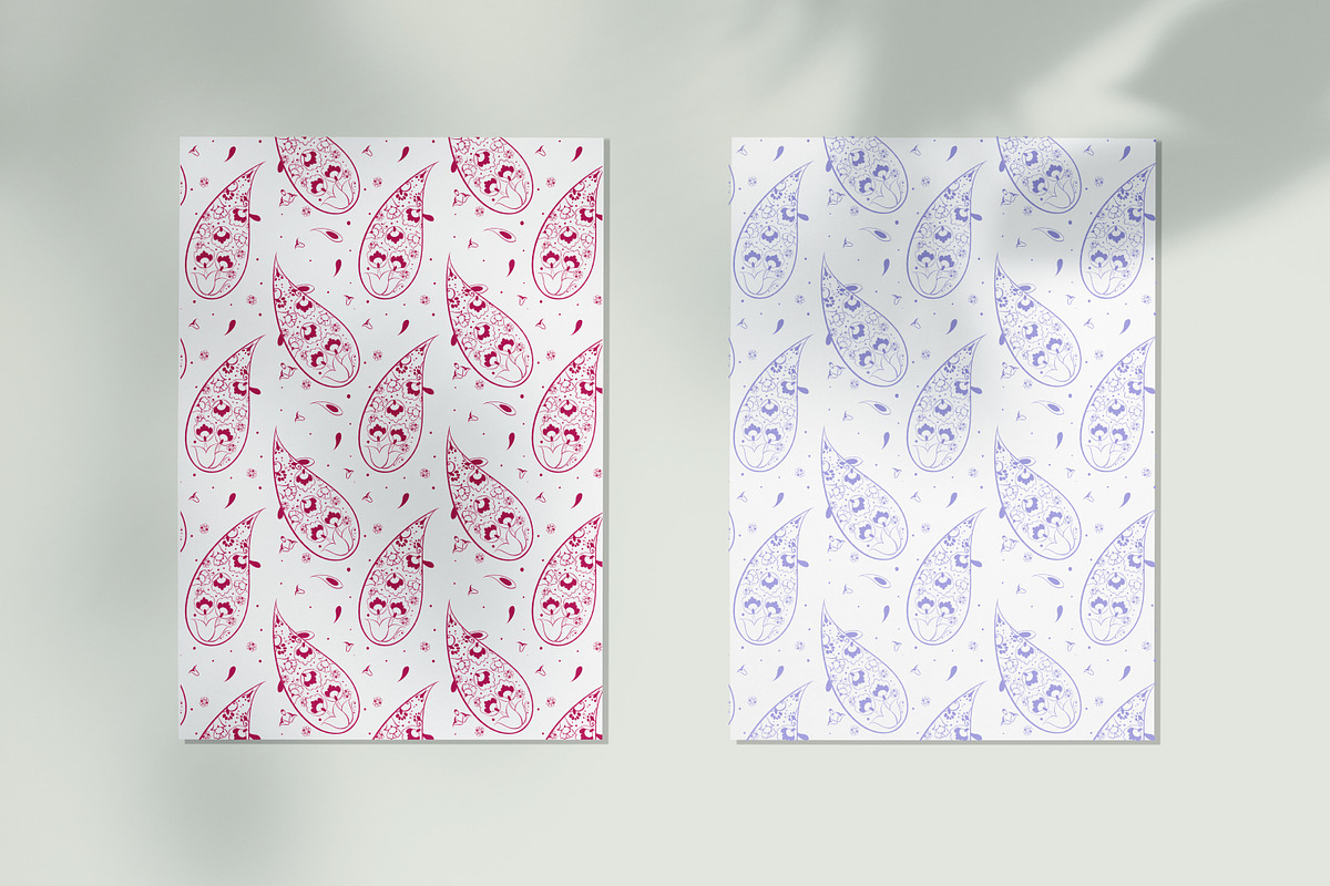 Organic Seamless Botanical Patterns, a Pattern Graphic by Declipo Patt (Photo 11 of 16)