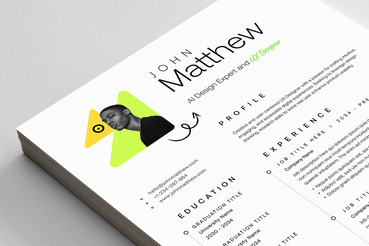 Resume/CV, a Resume Template by Reuix Studio (Photo 6 of 7)