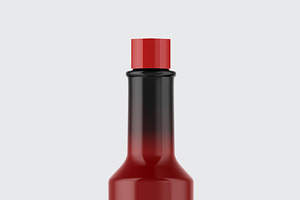 Souce Bottle Mockup