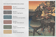 The Samurai Procreate Kit, a Brush Add-On by Digi Life (Thumbnail 4 of 9)
