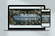 Wedding & Event Planner Website, a Squarespace Template by Wynn Solutions (Thumbnail 1 of 4)