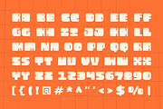 Haltime – Bold Retro Boxy Font, a Sans Serif Font by Typia Nesia (Thumbnail 2 of 11)