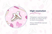 Pink Ice Hockey Seamless Pattern, a Pattern Graphic by Fern & Quill (Thumbnail 3 of 6)