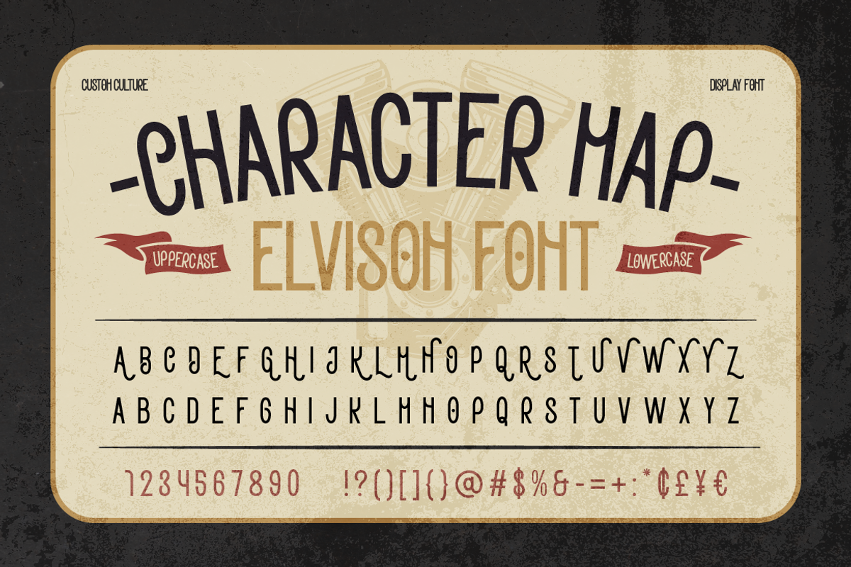 Elvison, a Sans Serif Font by Burntilldead (Photo 2 of 12)
