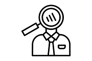 Recruiter Line Icon, an Icon by Pexelpy (Thumbnail 2 of 2)