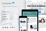 9 Corporate Email Bundle + Builder, an Email Template by NancyS (Thumbnail 1 of 3)