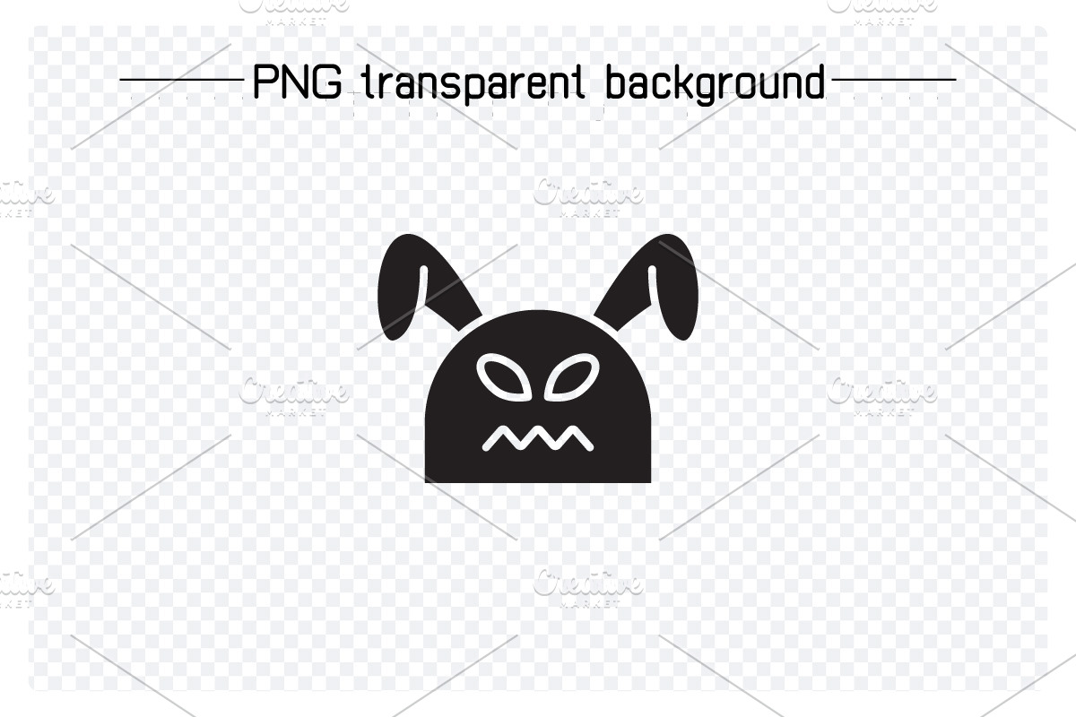 Angry and Nervous Rabbit Emojis, an Animal Illustration by Designfour (Photo 6 of 7)