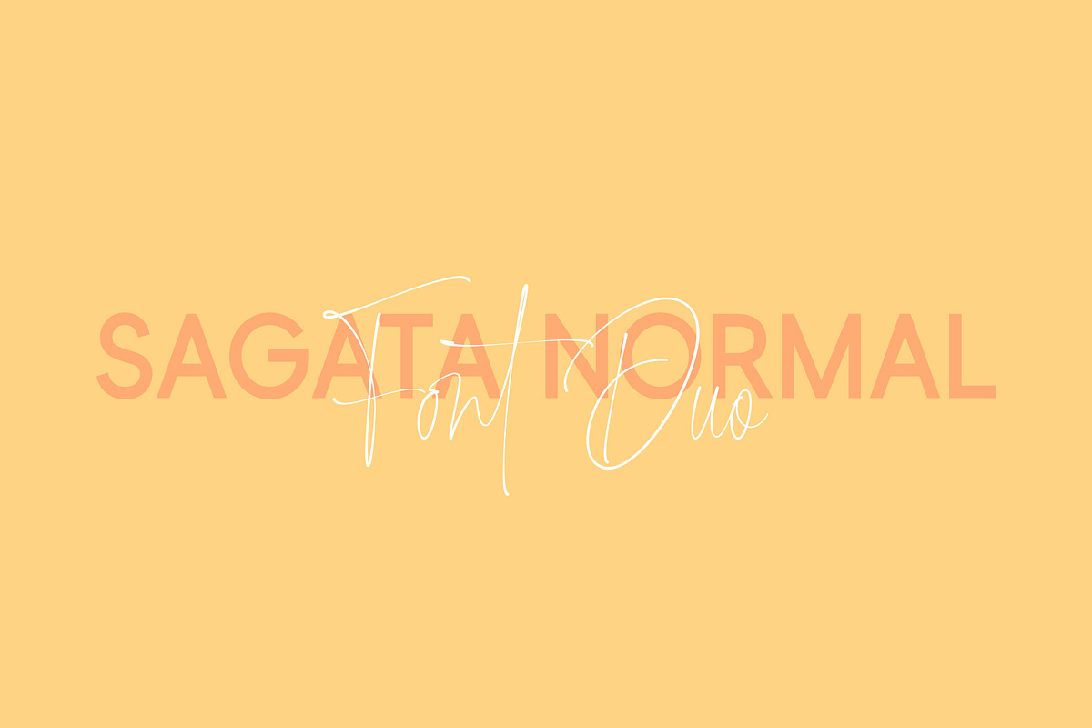 Sagata Normal | Font Duo, a Handwritten Font by Lemonthe (Photo 7 of 7)