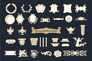 Hermitage Fonts and Illustrations, a Font by Heritage Type Co. (Thumbnail 13 of 15)