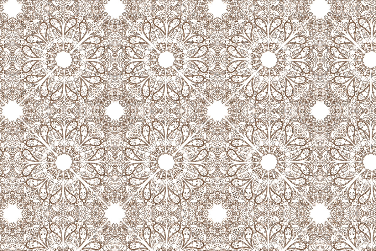 6 Eastern seamless patterns, a Pattern Graphic by Della_Liner (Photo 2 of 5)