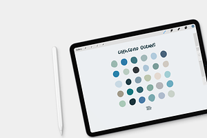 Procreate Color Palette - Oceans