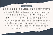 Fox Machine Font, a Slab Serif Font by Fox7 By Rattana (Thumbnail 9 of 11)