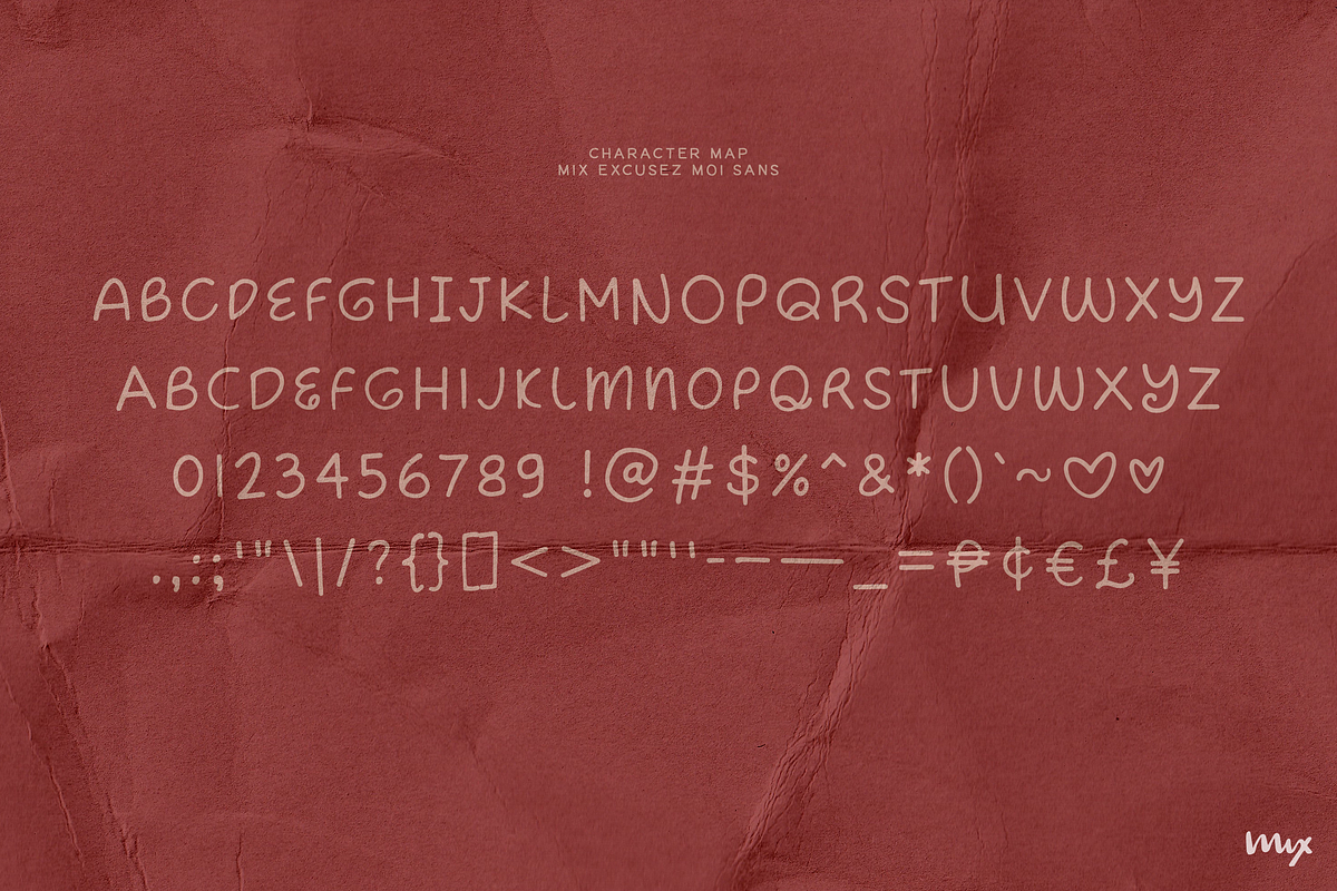 Excusez Moi - A Charming Font Duo, a Serif Font by Mix Fonts (Photo 4 of 5)