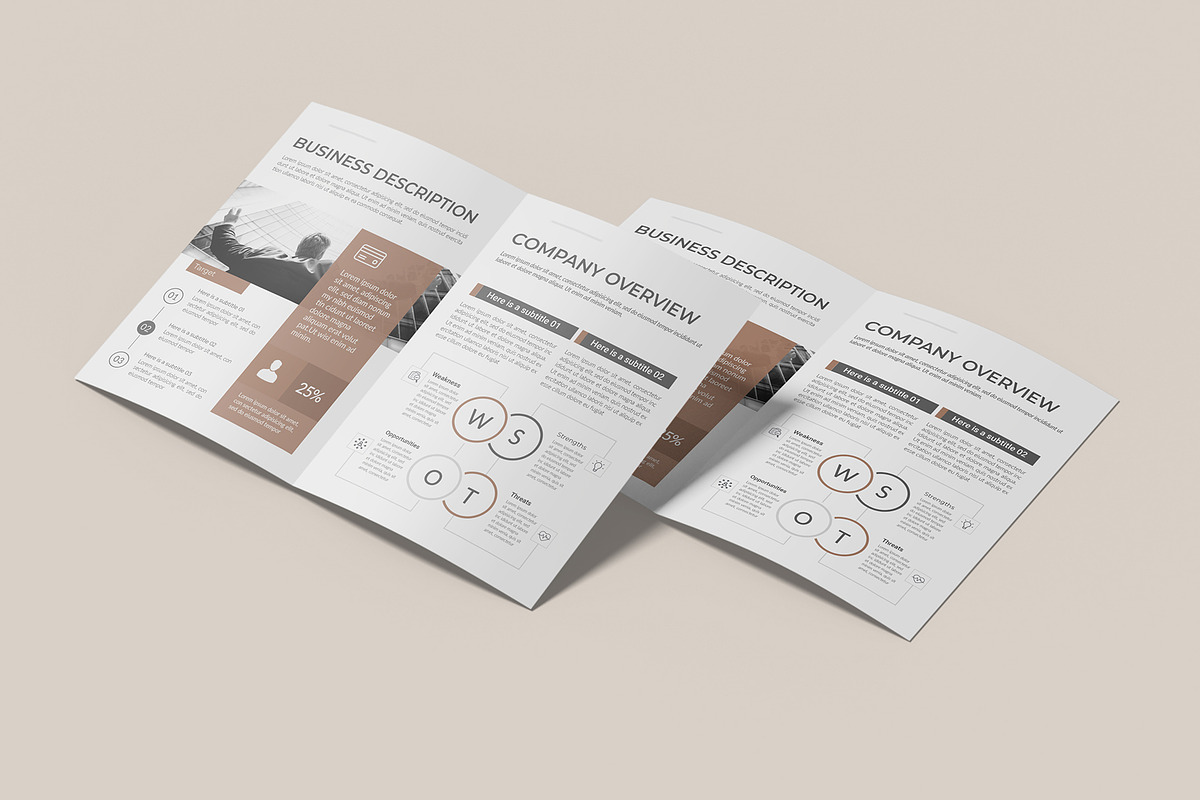 A4 Bifold Brochure Mockup Bundles, a Brochure Template by Graphic Aesthetic (Photo 18 of 20)