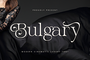 Stylish Logo Font - Bulgary, a Serif Font by Umitype (Thumbnail 1 of 8)