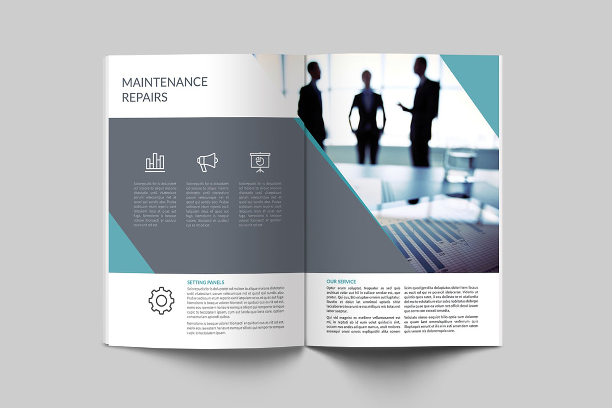 Biotechnology Brochure, a Brochure Template by BoriesBechker (Photo 8 of 13)