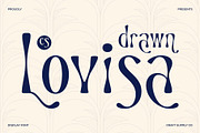 CS Lovisa Drawn, a Sans Serif Font by Craft Supply Co. (Thumbnail 1 of 8)