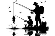 Fishing Vector Scene Bundle, a Graphic by jahid234 (Thumbnail 4 of 9)