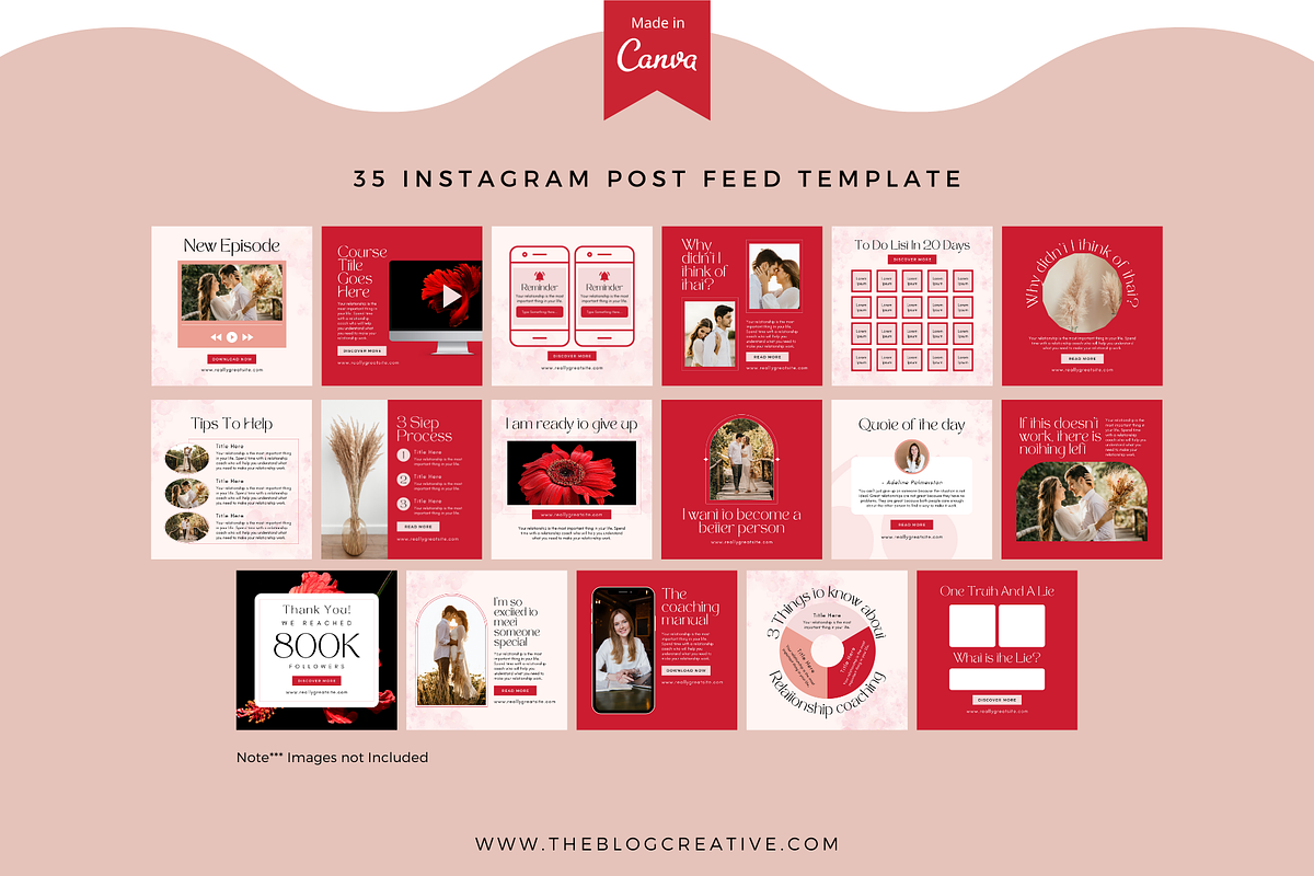 Relationship Coaching Instagram, a Social Media Template by The Blog Creative (Photo 3 of 9)