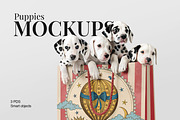 Puppies Mockup set, a Product Mockup by Concept_Space (Thumbnail 5 of 7)