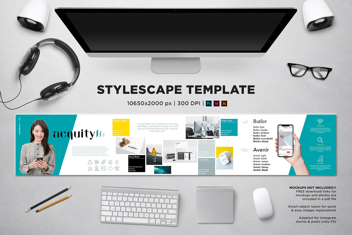 Stylescape / Moodboard Template 03, a Print Template by Andre28 (Photo 1 of 5)