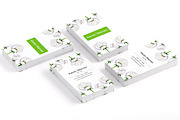 Watercolor Floral Business Card, a Business Card Template by RCDesigns (Thumbnail 3 of 3)