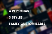 Axure Persona Kit Vol 3, a Wireframe Template by Humble UX (Thumbnail 3 of 6)