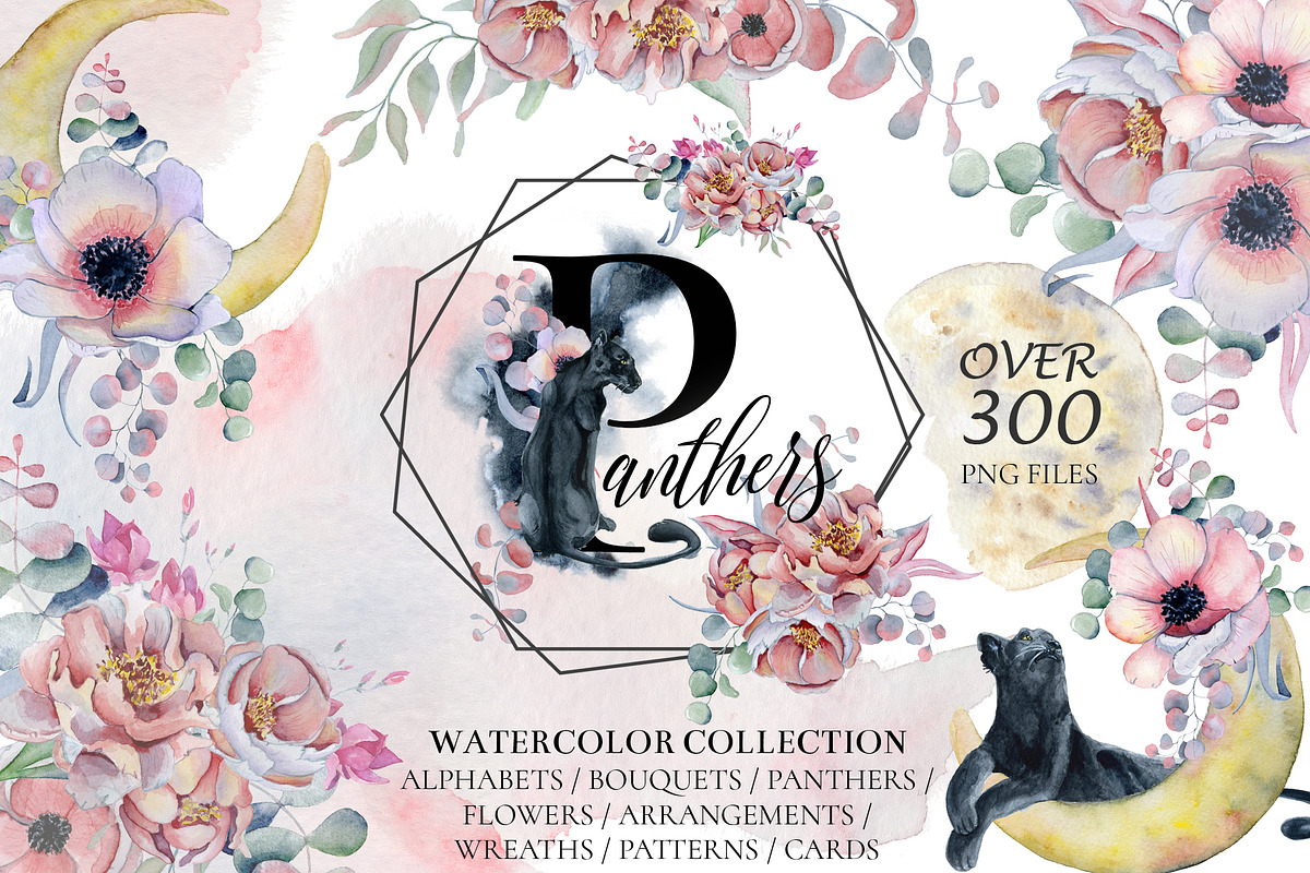 Watercolor animals BUNDLE, an Animal Illustration by Evgeniia