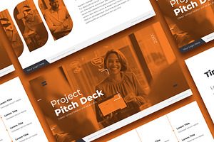 Minimal Corporate Pitch Deck, a Design Template by wavebreak