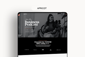 Podcast Wix Website Template