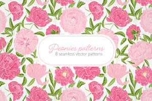 Blooming Peonies