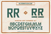 Horizon Light Typeface, a Sans Serif Font by alit design (Thumbnail 14 of 20)