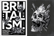 Brutalist Anomalies Poster Set, a Poster Template by Black Cat Studio (Thumbnail 2 of 11)
