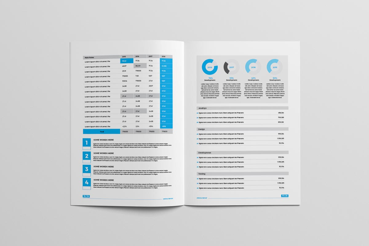 Annual Report Brochure, a Brochure Template by New Lines (Photo 10 of 11)