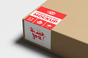 Sticker With Box Mockup, a Packaging Mockup by AndikaGraphic (Thumbnail 5 of 5)