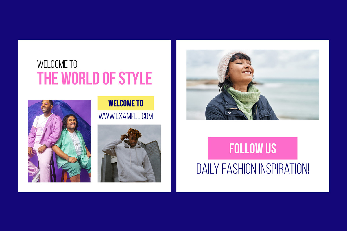 Winter Social Media Post Template, an UI Kit Template by ContestDesign (Photo 2 of 6)