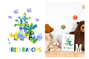Cute Cartoon Cards with Dinosaurs, an Animal Illustration by the_myro (Thumbnail 2 of 10)