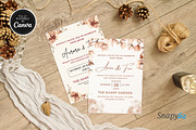 Boho Wedding Invitation Canva Temp, an Invitation Template by Snapybiz (Thumbnail 10 of 10)