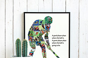Field Hockey man photo collage, a Templates & Theme by AIW SOLUTIONS (Thumbnail 1 of 4)