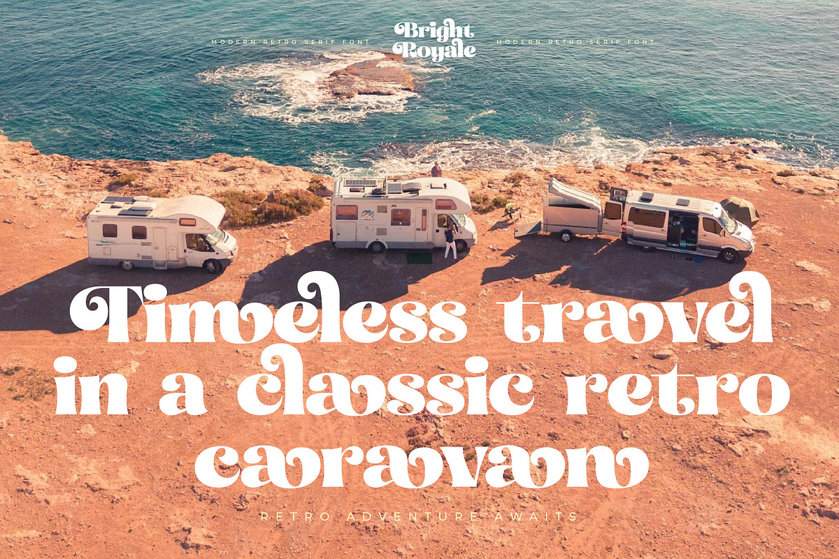 Bright Royale - Modern Retro Serif, a Serif Font by timelesstype.co (Photo 6 of 20)