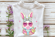Glitter Easter Bunny Coquette Png, an Illustration by DreamPrint404 (Thumbnail 5 of 6)