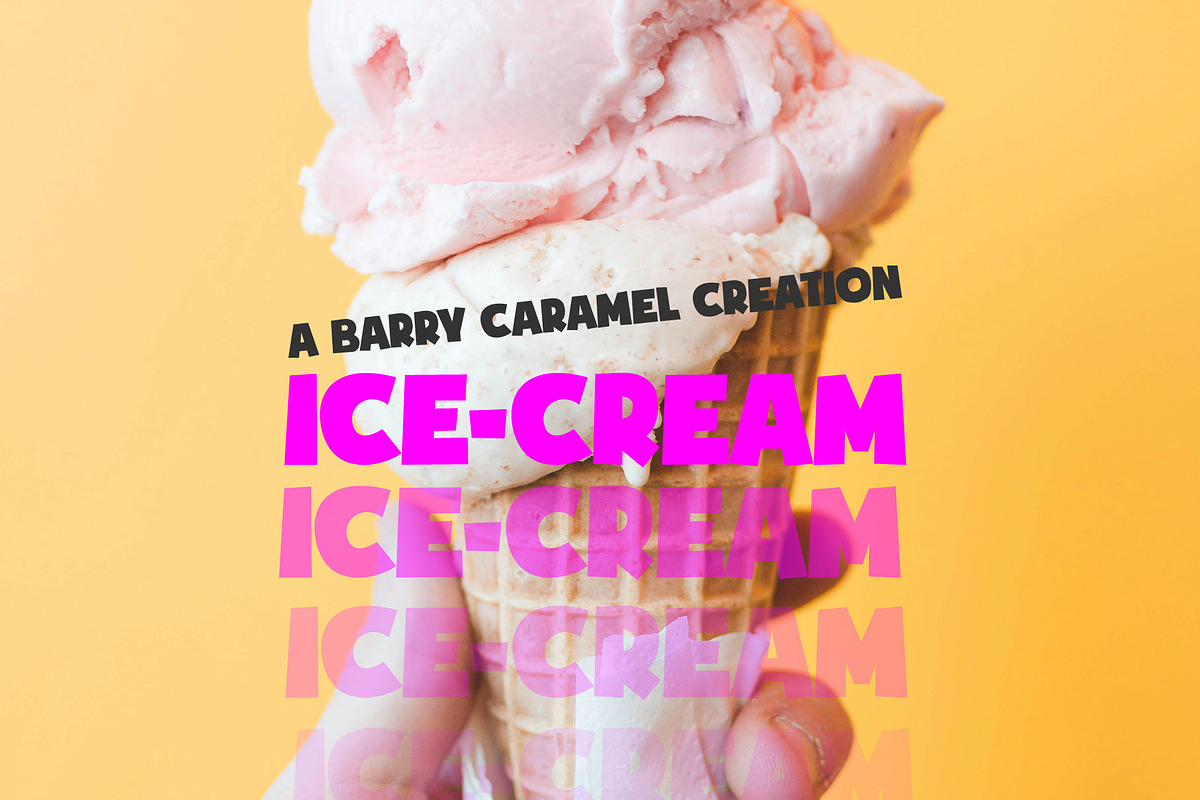 Barry Caramel | Hand drawn font, a Sans Serif Font by Supersimbo © (Photo 6 of 8)